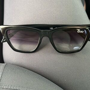 Call The Shots 48mm Gradient Cat Eye Sunglasses - Quay Australia